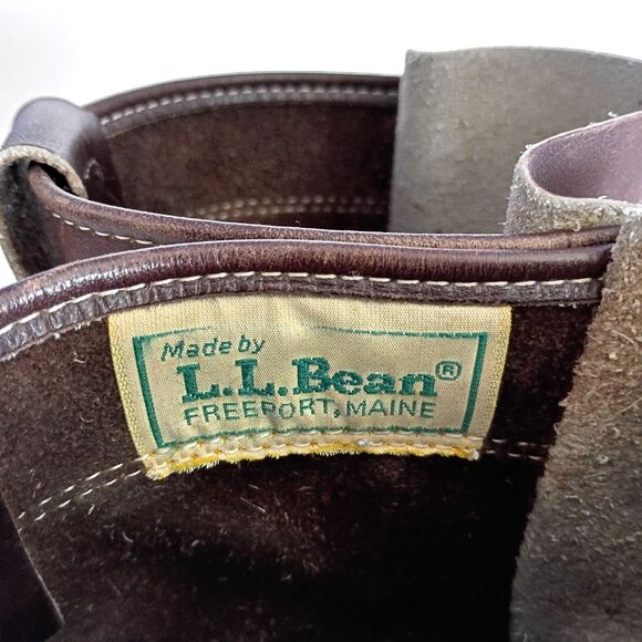LL Bean Vintage Duck Boots Maine Hunting Shoe Made in USA Women's 5 Waterproof - Picture 7 of 10